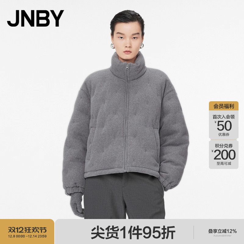 【芝士饼干】JNBY/江南布衣秋冬立领加厚宽松羽绒服5OAC11650