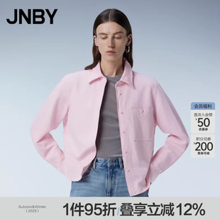 江南布衣春秋折扣棉麻衬衫 JNBY 女5O2210340 ESG环保