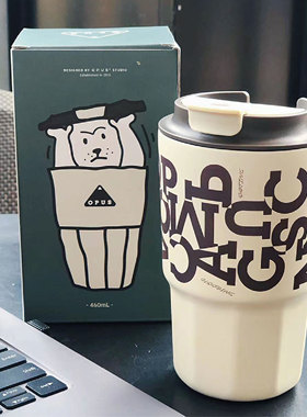 OPUS保温杯咖啡杯女生高颜值316L不锈钢随行水杯子男士大容量便携