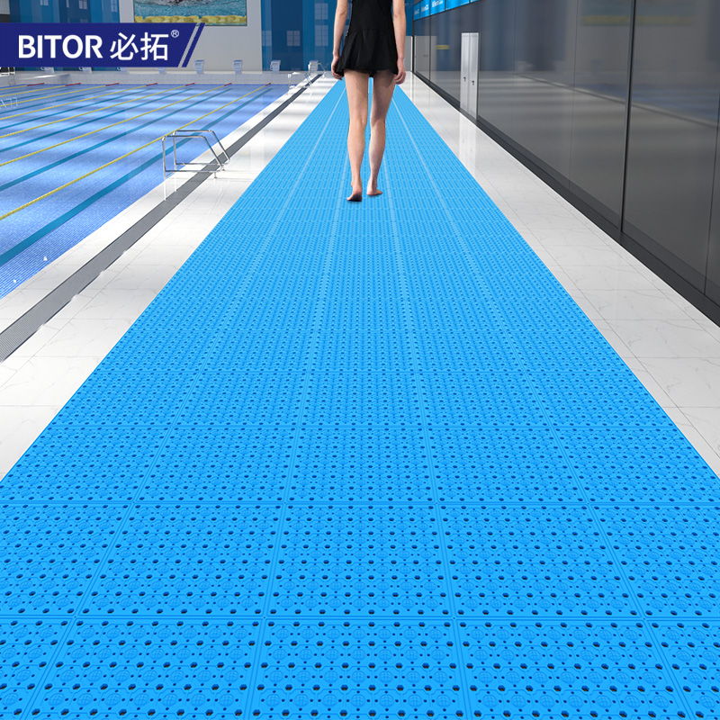 浴室防滑垫商用隔水防摔泳池镂空疏水地垫卫生间淋浴房厕所防水垫