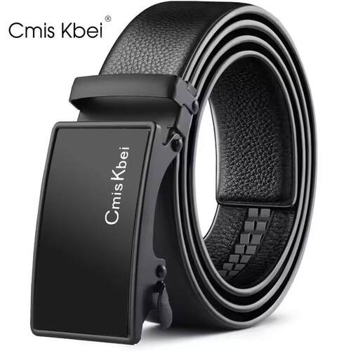 CMisKbei自动扣头真皮腰带