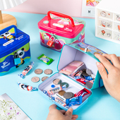 2025年新款 存钱罐儿童卡通创意男孩马口铁储蓄罐女孩可爱生日礼品