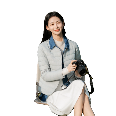 罗宾汉2025新款轻薄羽绒服男士保暖内胆圆领内穿薄款V领外套