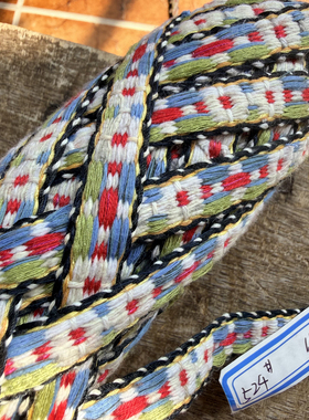 524宽14mm民俗旧物上海非遗民国风手工老织带稀有配色经典条纹