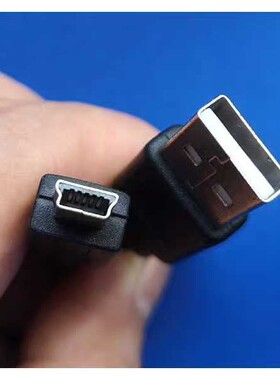 mini usb数据线T型口MP3转接头MP4车载导航仪收音机相机老年手机V