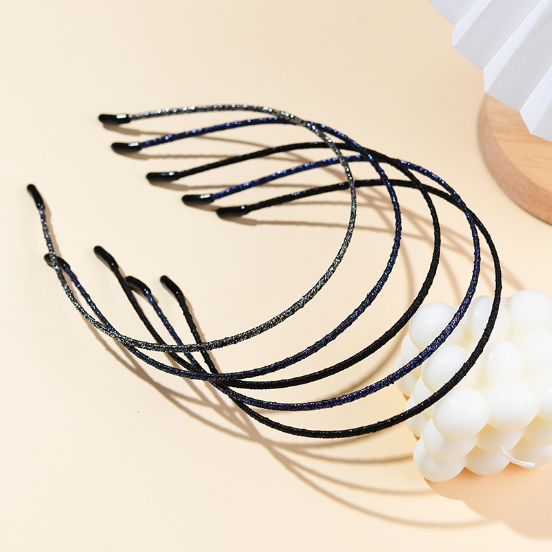 左欧发箍金属日韩防滑不勒头发箍