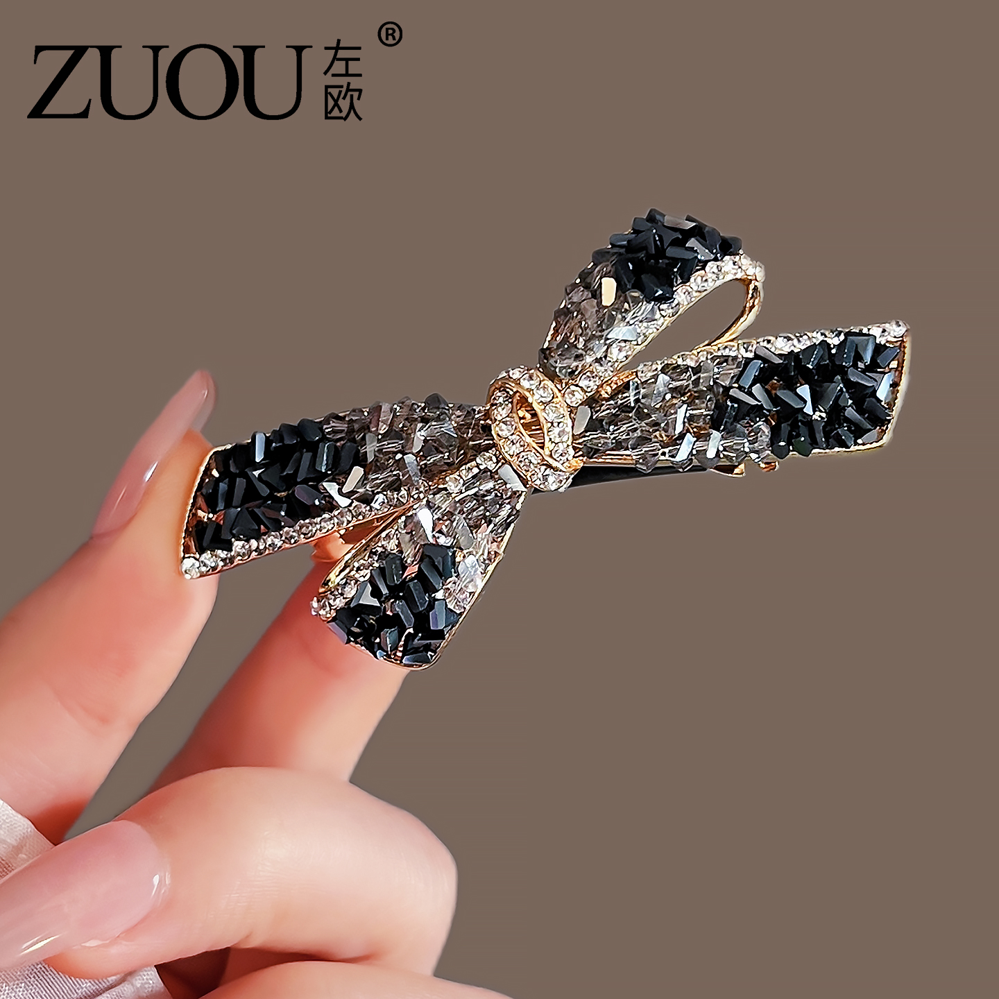 半扎发发夹不易掉夹得稳