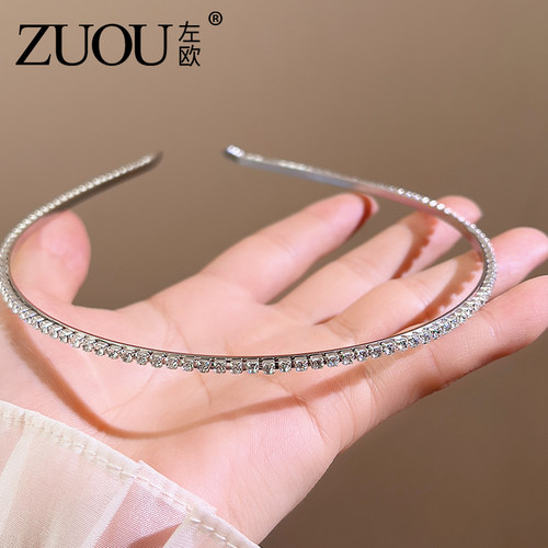 左欧发饰金属日韩防滑不勒头发箍