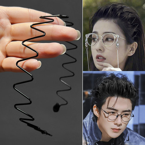 左欧发饰金属日韩洗脸男用发箍