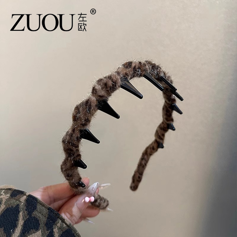 洗脸专用发箍带齿防滑低头不易掉