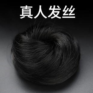 假发发圈丸子头仿真发丝自然蓬松橡皮筋女头花头发发量少头绳抓夹