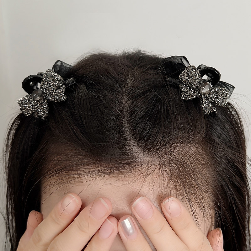 蝴蝶结公主头抓夹水钻高端新款发夹女刘海前额侧边夹子头饰发卡子,饰品/流行首饰/时尚饰品新,发饰,淘宝优惠券,粉丝福利购,淘宝优惠卷