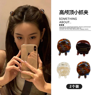 醋酸抓夹小号迷你刘海夹前额公主头侧边头发夹子发夹女新款 发卡子