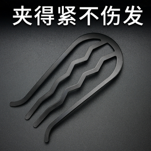 四齿插梳盘发神器懒人固定夹叉梳丸子头工具防滑发卡发簪u型发夹