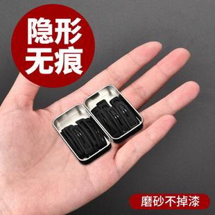 超小bb夹迷你超小号bb边夹女孩黑色方形隐形侧边发夹刘海夹头发夹