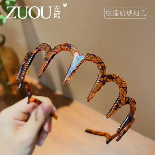 秋冬洗脸化妆防滑无痕压发发箍