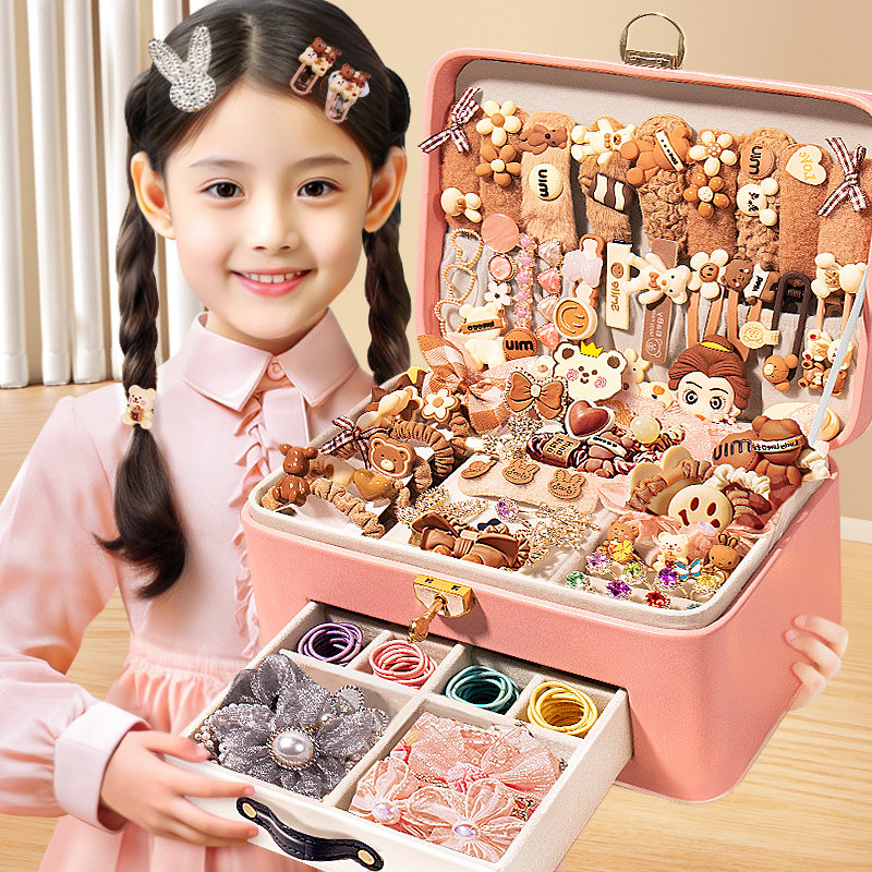 女孩生日礼物高端发饰首饰盒