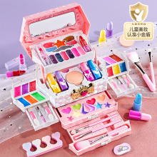 儿童化妆品玩具套装正品无毒女孩子可水洗彩妆盒箱公主的生日礼物