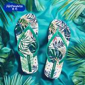 人字拖女夏防滑耐磨沙滩海边度假凉拖外穿时尚 网红情侣拖鞋 ins潮