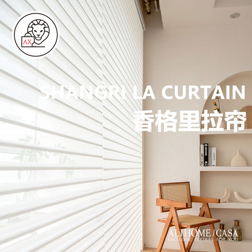 【ALIHOME】香格里拉帘窗帘卷拉式免打孔柔纱帘百叶窗客厅卷帘