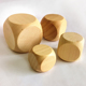 木色子骰子方木块原木圆角正方形方实木DIY家具抬高脚垫小积木块