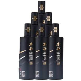 丰谷墨渊浓墨45度480ml*6瓶整箱浓香型四川白酒送礼自饮口粮酒