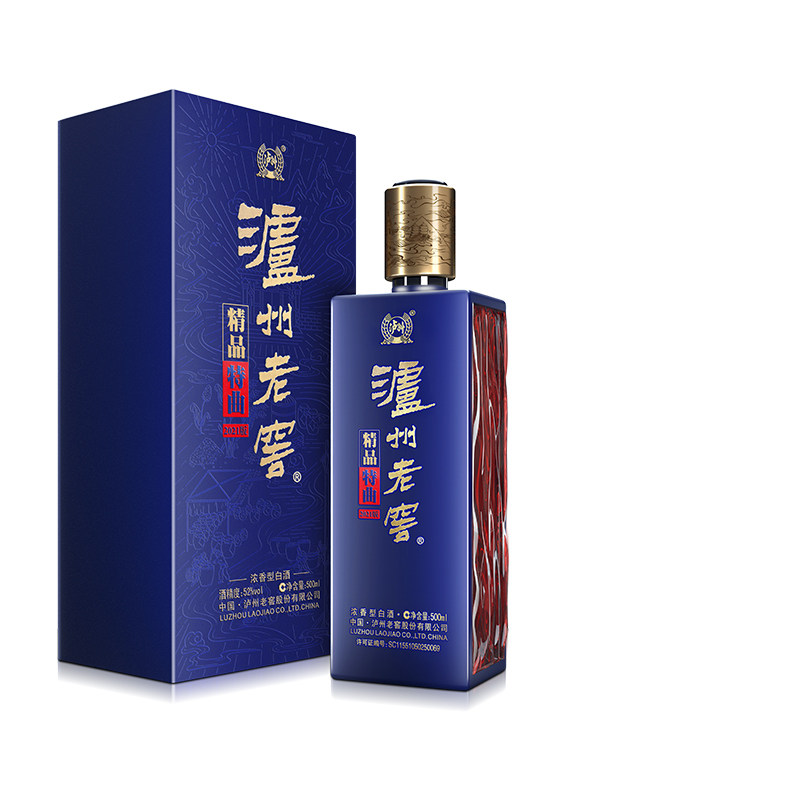 泸州老窖52度精品特曲酒2021版500ml单瓶盒装浓香型白酒酒水