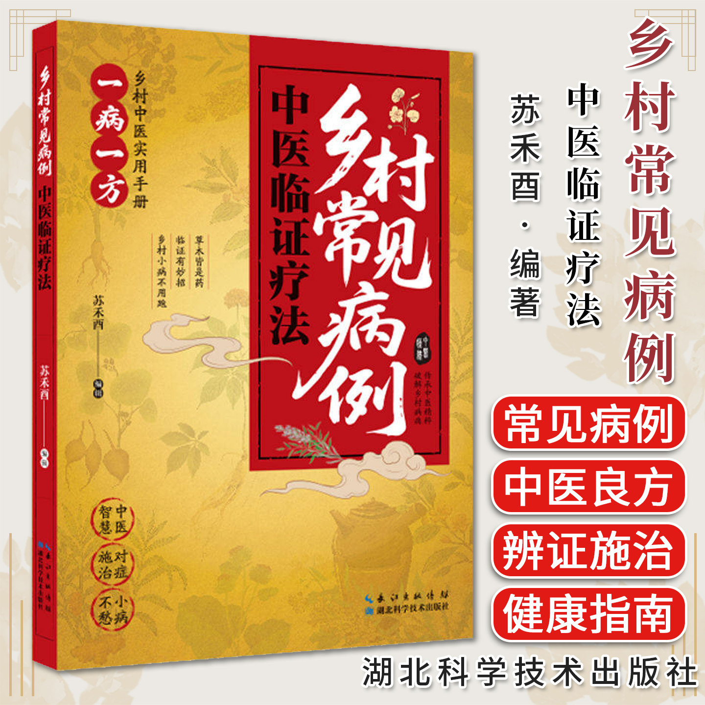 乡村常见病例中医临证疗法 9787570645954 苏禾酉 湖北科学技术出版社
