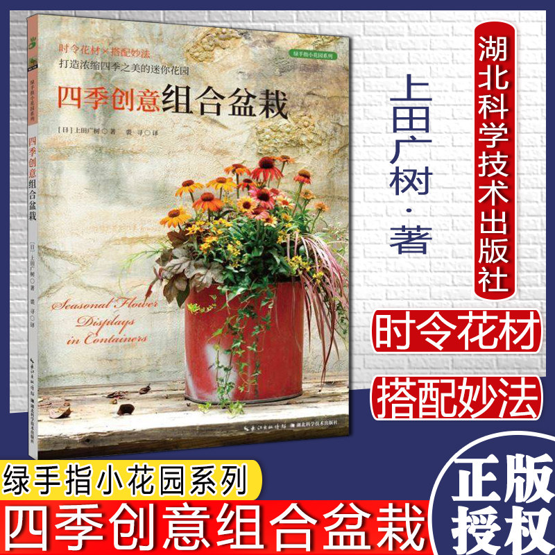 四季创意组合盆栽 [日]上田广树 著 湖北科学技术出版社绿手指小花园系列9787570615889