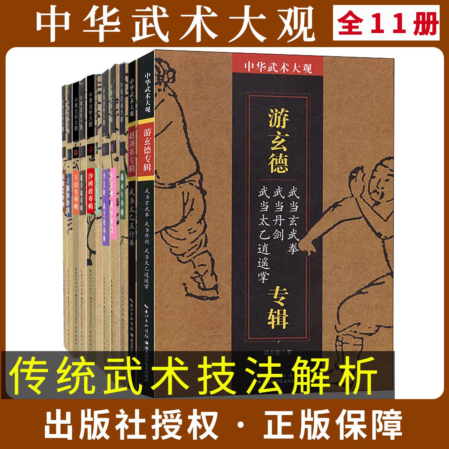 【中华武术大观全11册】游玄德关永年吕紫剑李文彬尚芝蓉董平武功秘籍张耀忠专辑(太极玄门剑)湖北科学技术出版社