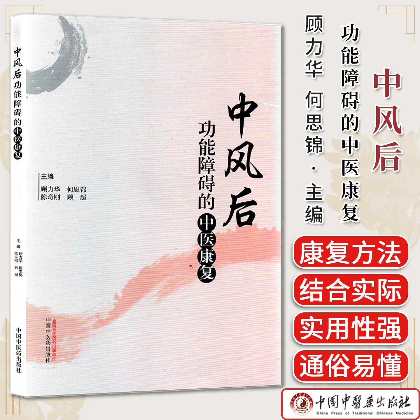 中风后功能障碍的中医康复 顾力华 何思锦 陈奇刚 顾超 主编 中国中医药出版社9787513298797