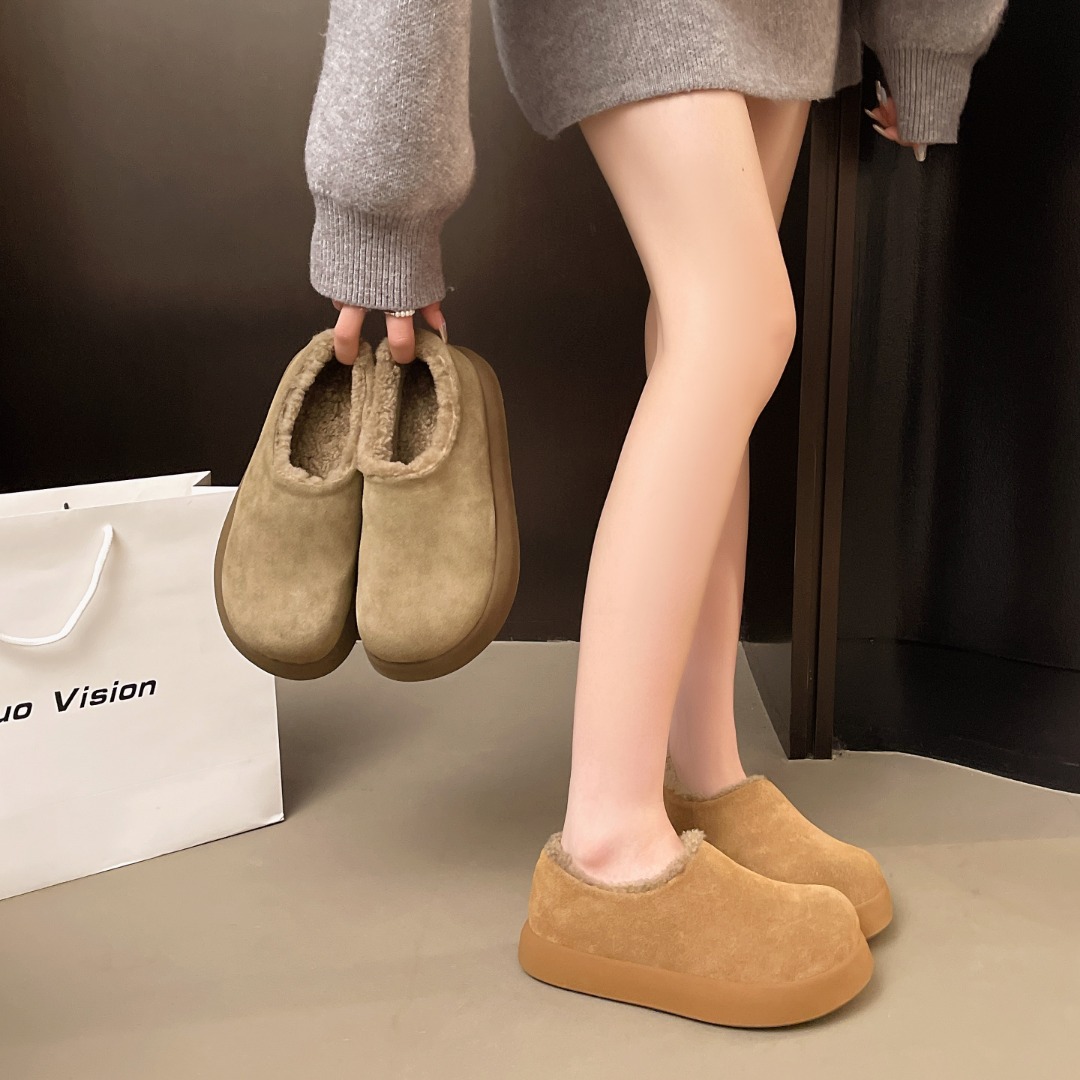 真皮真羊毛小土豆保暖雪地靴女冬