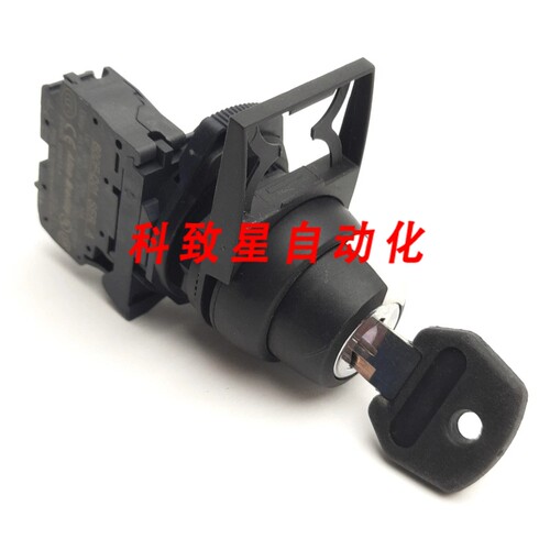 工业配件800FP-KM21 22MM 键控选择开关2位1NC