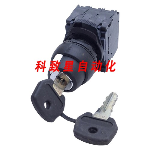 工业配件800FP-KM21 键控选择开关22MM 2位3NO 带键