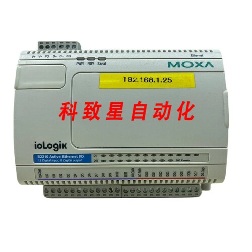 工业配件MOXA IOLOGIK E2210 MOXA IOLOGIK E2210 以太网I/O 数字