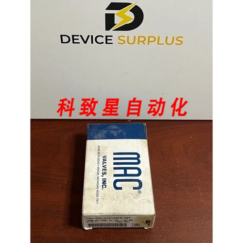 工业配件MAC 48A-AMA-AJA-GDF3-2DT 24V 120 PSI 1/8英寸 5/2路电