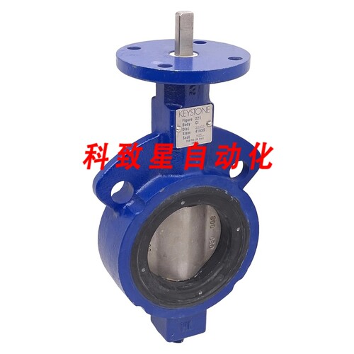 工业配件KEYSTONE F221 80MM蝶阀铸铁阀体304SS DISC NBR阀座250P
