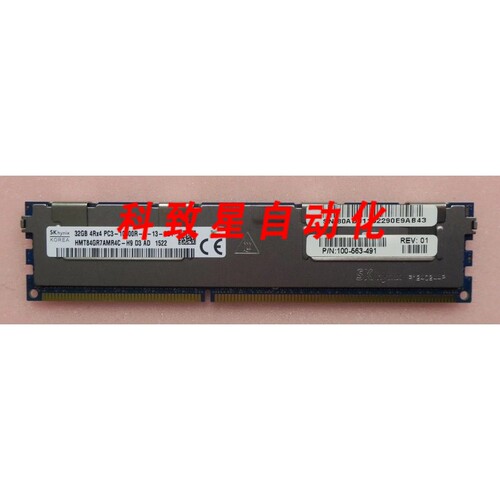 工业配件EMC 32GB DDR3 PC3-10600R 4RX4 240-PIN ECC REG 控制器