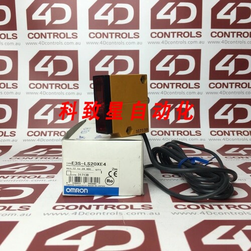 工业配件E3S-LS20XE4 光电传感器12-24VDC
