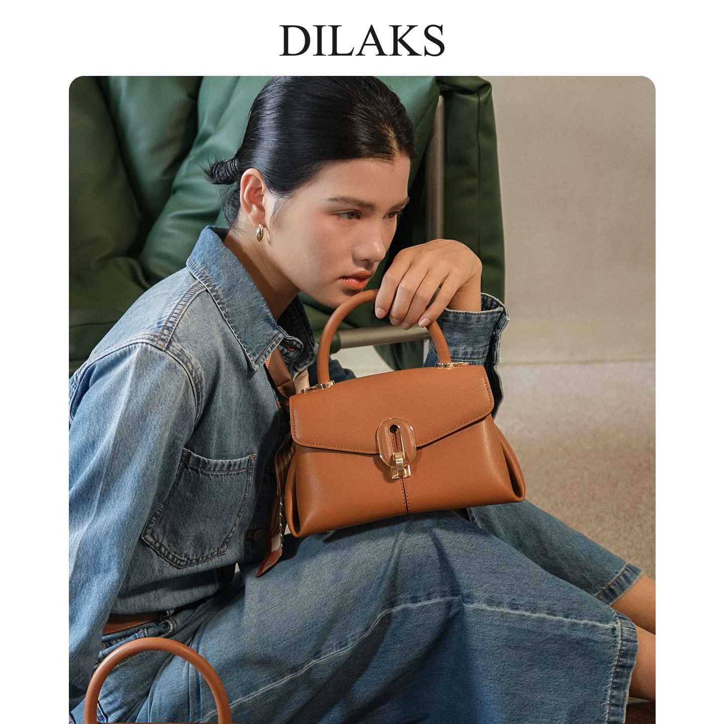 【新年礼物】DILAKS女包包轻奢高级单肩包女真皮手提包斜挎包婚包,箱包皮具/热销女包/男包,小方包,淘宝优惠券,粉丝福利购,淘宝优惠卷