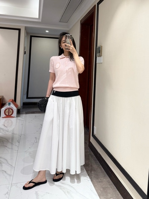 4.8更樱花粉甜翻领天空蓝圆领麻花针织羊毛棉套头 VIP链接无退换