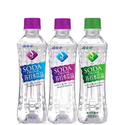 娃哈哈苏打水饮料350mL*12瓶无汽0蔗糖0卡0脂 弱碱甜味无味薄荷味