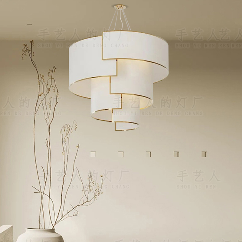 北欧奶油风法式轻奢现代简约客厅餐厅卧室民宿日式侘寂样板房吊灯