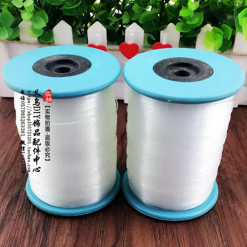 Прозрачная леска, шелковые нитки, нейлоновое ожерелье, эластичные бусины