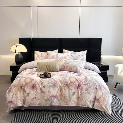 2025新款A类全棉磨毛新疆贡缎长绒棉数码印花四件套秋冬舒适套件