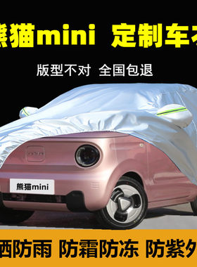熊猫mini专用车衣车罩防晒防雨尘