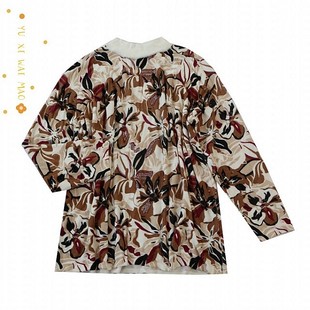 大码 套头衫 女高领插肩长袖 宽松个性 D11 镶钻花色针织衫 春秋新款