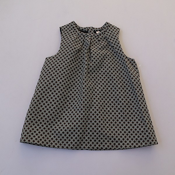 亮丝圆点马甲中小童套头背心坎肩