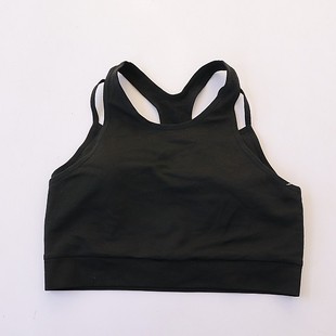 时尚 短款 套头D11 新欧美女性感露背假两件弹力运动瑜伽背心  春季