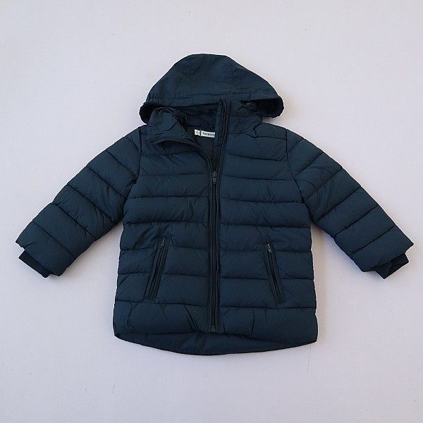 可收连帽长袖棉衣保暖拉链外套